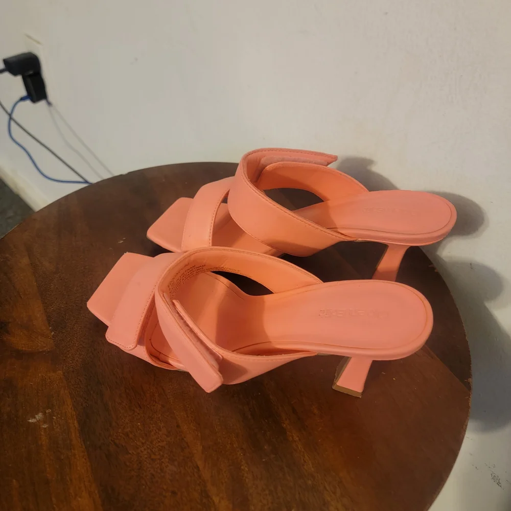 Women’s Double Strap Slide Sandals - Coral